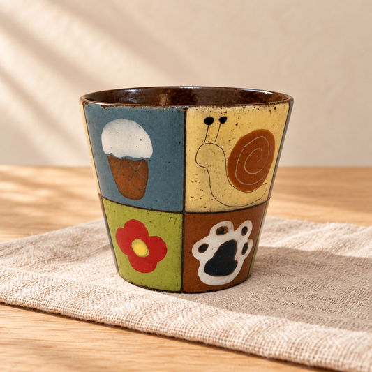 Patchwork Story Ceramic Cup — alternate view