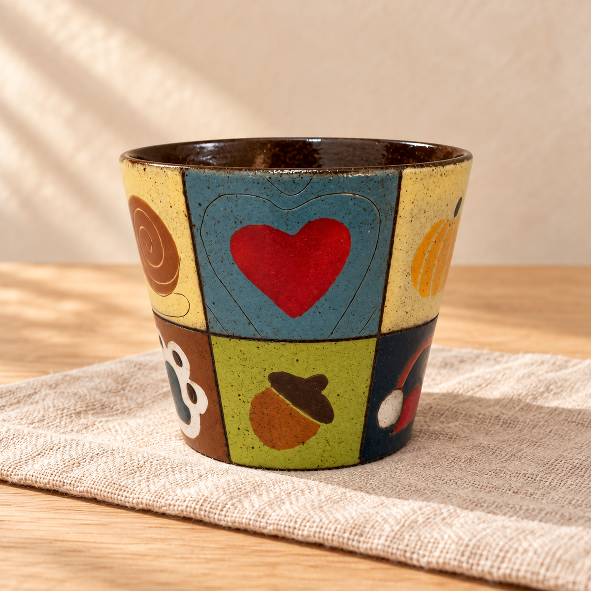 Patchwork Story Ceramic Cup — alternate view